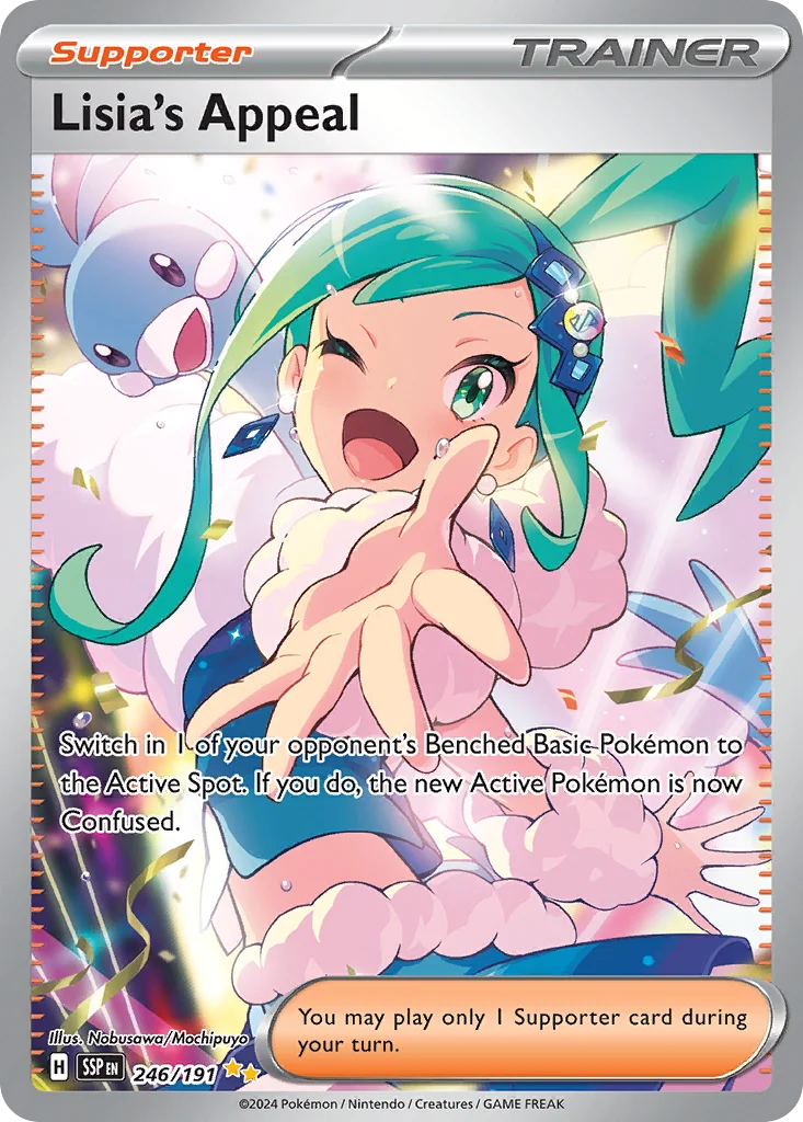Lisia's Appeal Pokemon card
