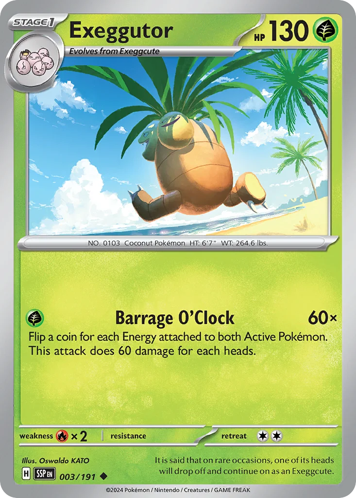 Exeggutor Pokemon card