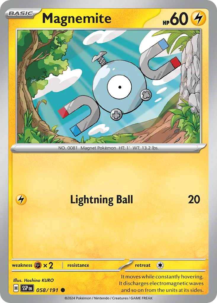 Magnemite Pokemon card