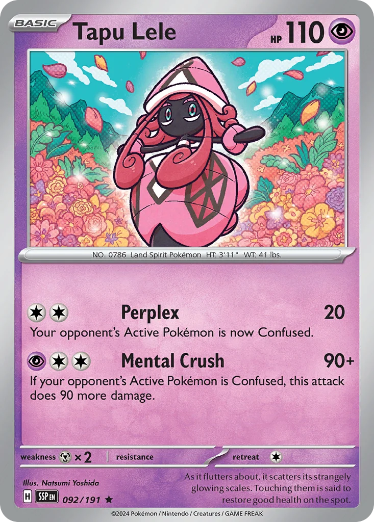 Tapu Lele Pokemon card