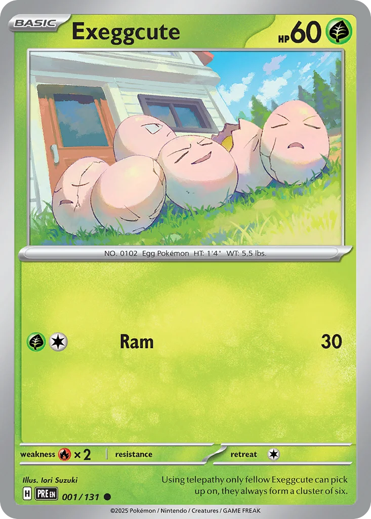 Exeggcute Pokemon card
