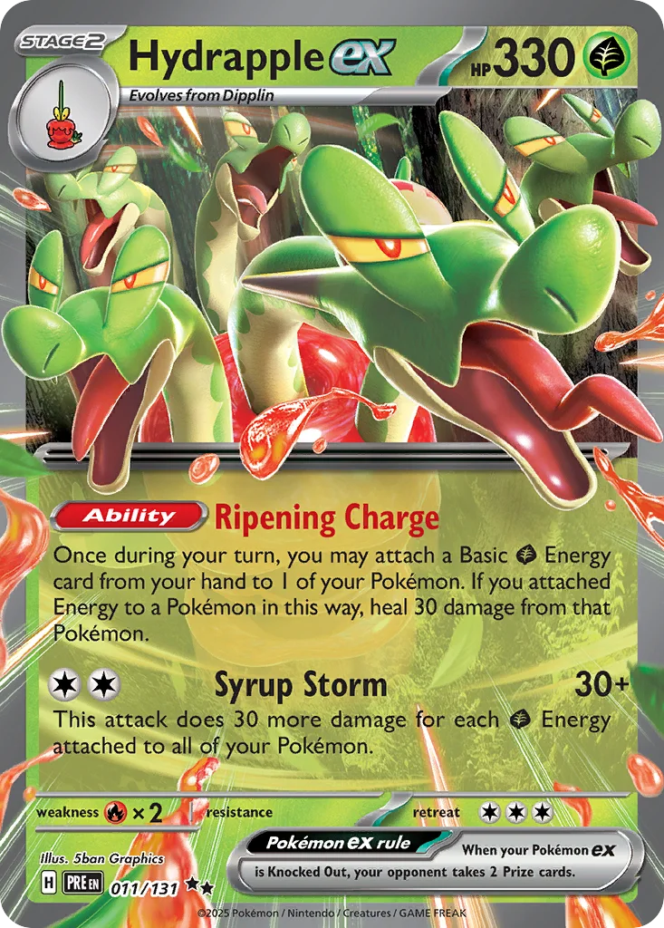 Hydrapple ex Pokemon card