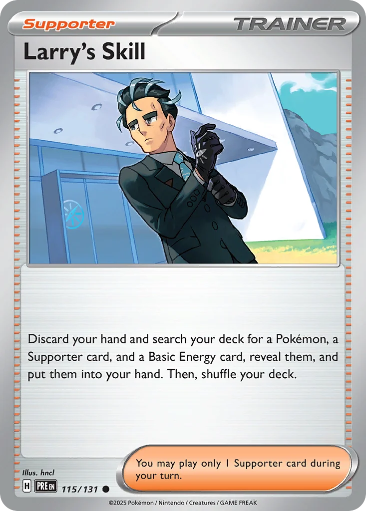 Larry's Skill Pokemon card