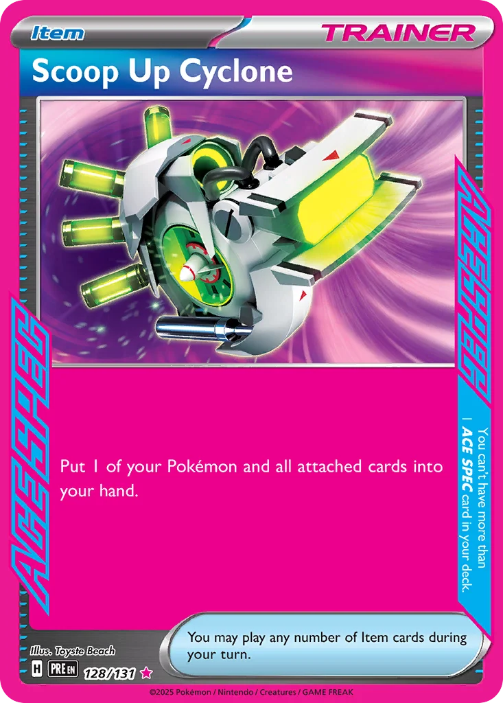 Scoop Up Cyclone Pokemon card