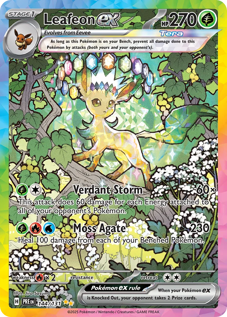 Leafeon ex Pokemon card