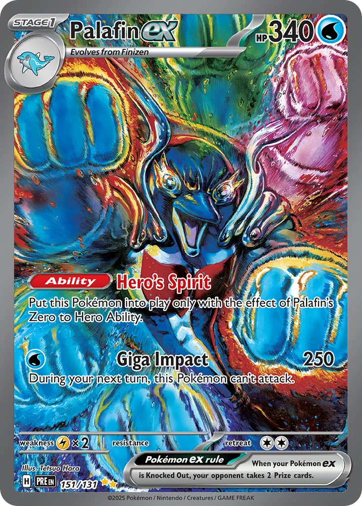 Palafin ex Pokemon card