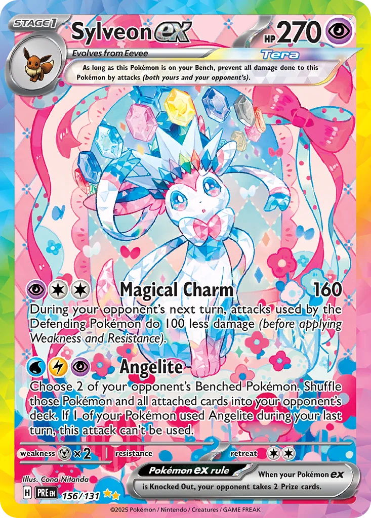 Sylveon ex Pokemon card