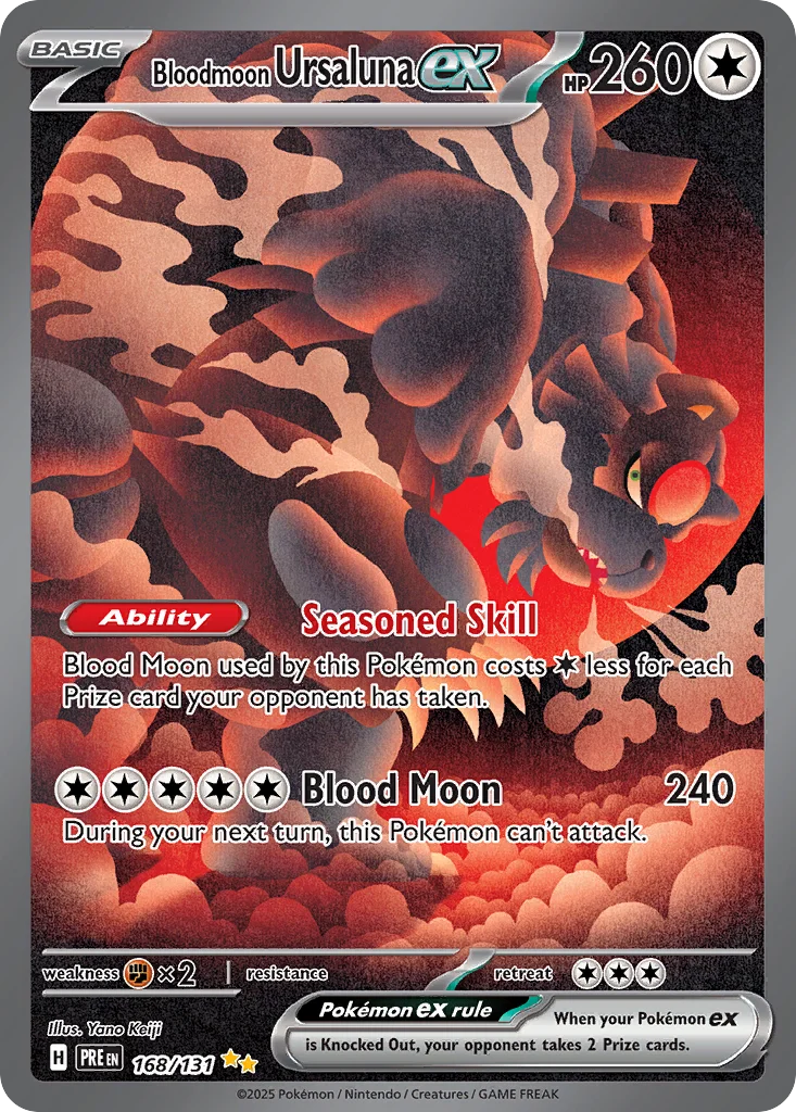 Bloodmoon Ursaluna ex Pokemon card
