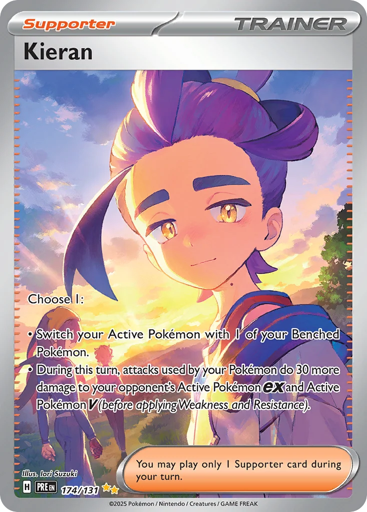 Kieran Pokemon card