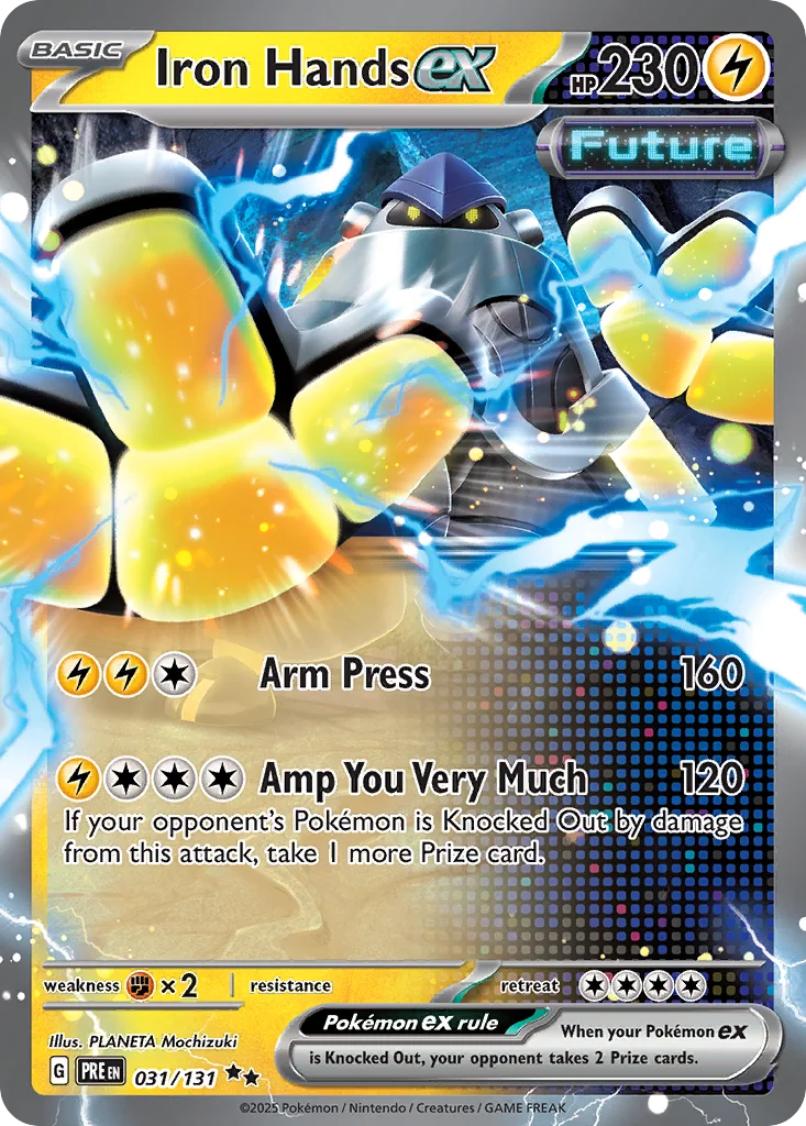 Iron Hands ex Pokemon card