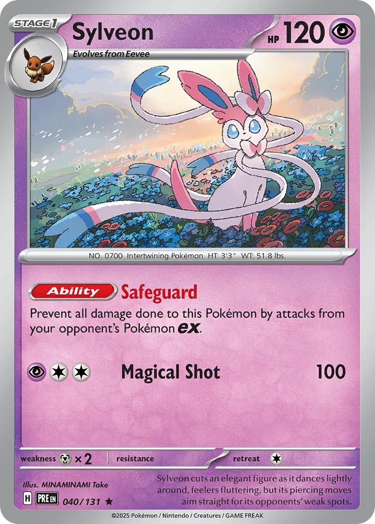Sylveon Pokemon card