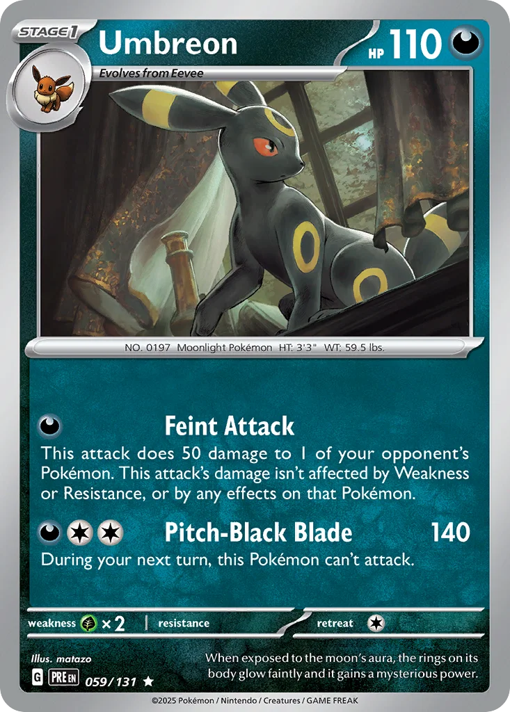 Umbreon Pokemon card