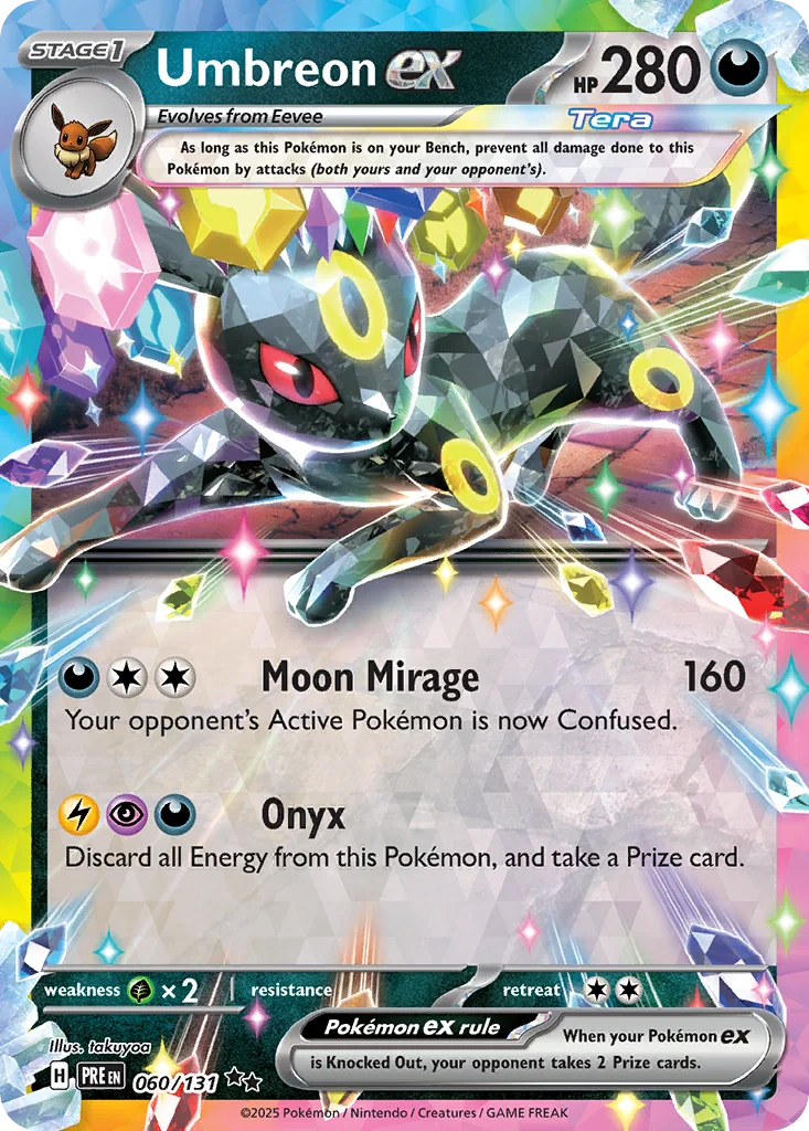 Umbreon ex Pokemon card
