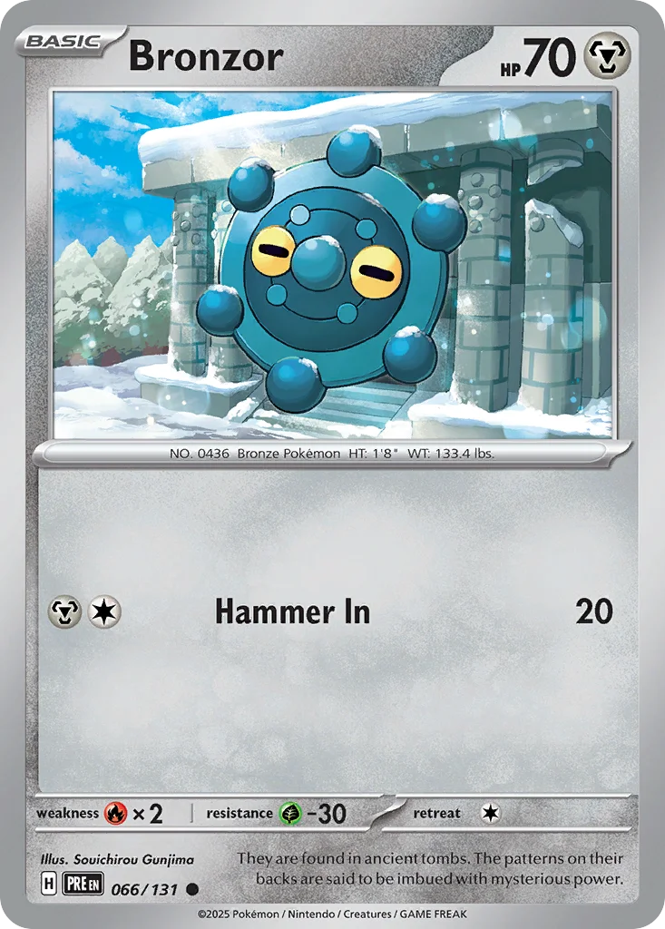 Bronzor Pokemon card