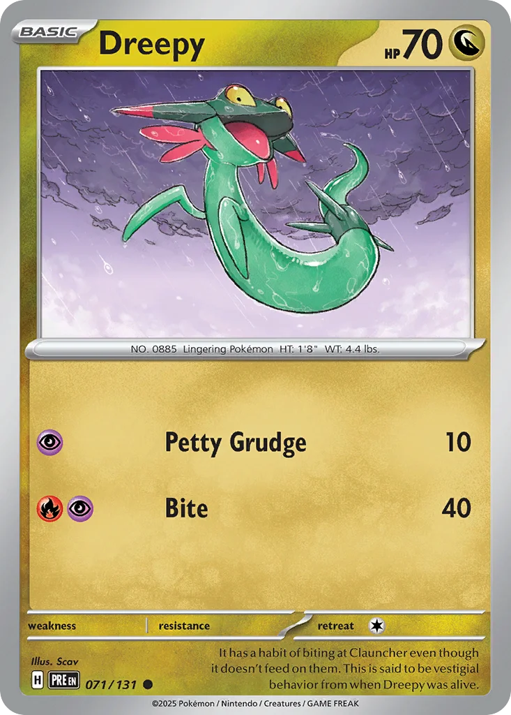 Dreepy Pokemon card