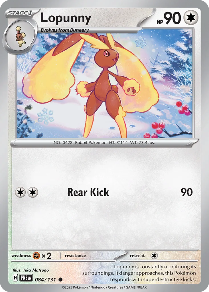 Lopunny Pokemon card