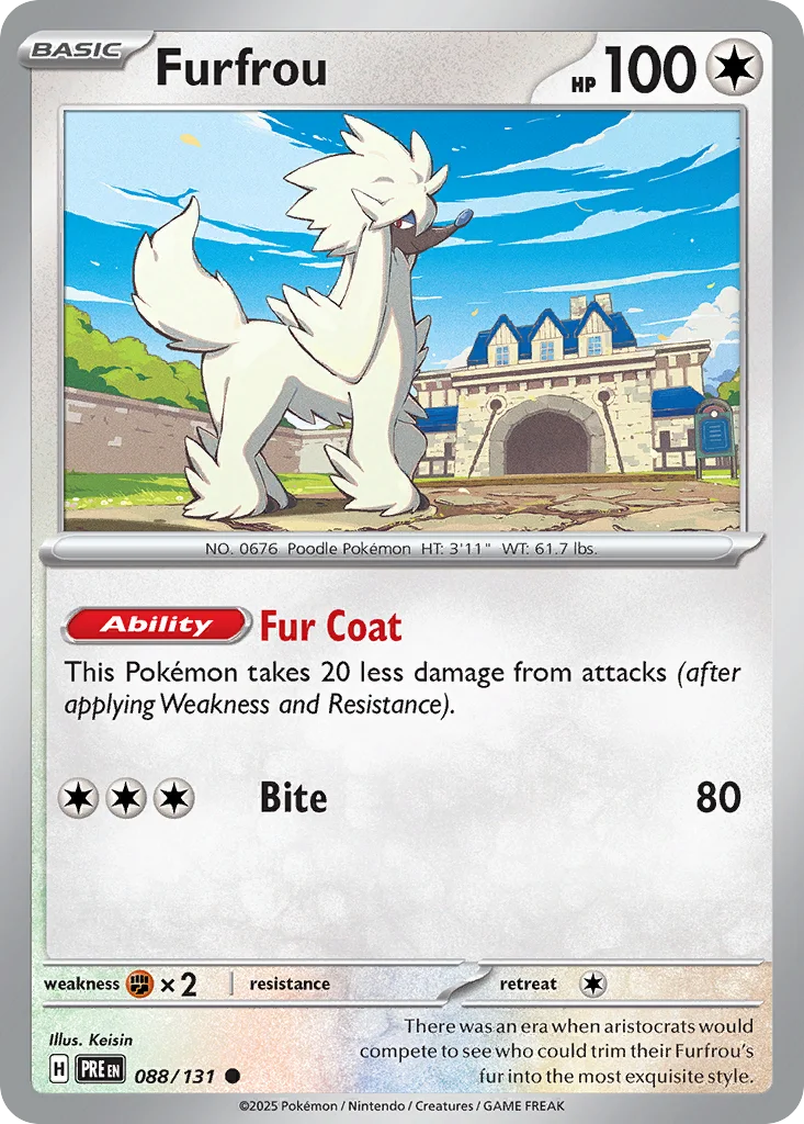 Furfrou Pokemon card
