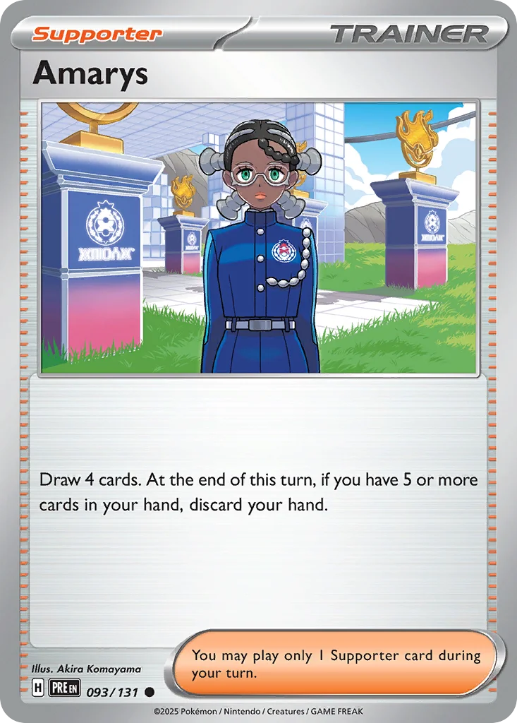 Amarys Pokemon card