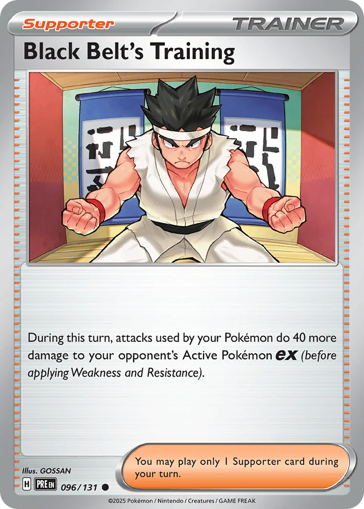 Black Belt's Training Pokemon card