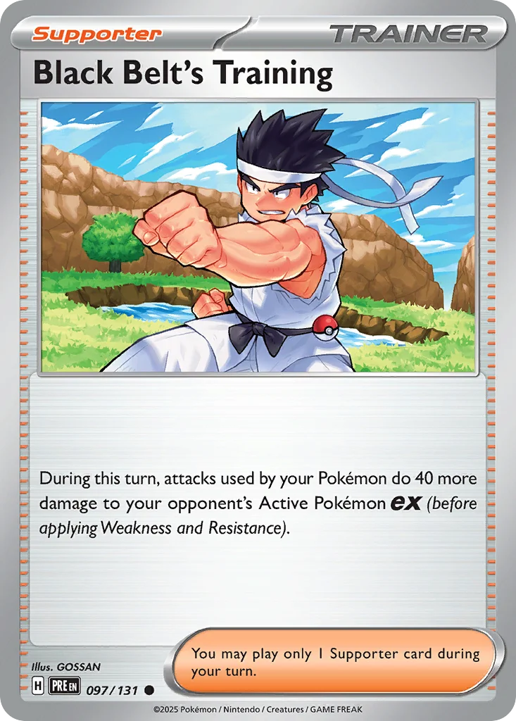 Black Belt's Training Pokemon card