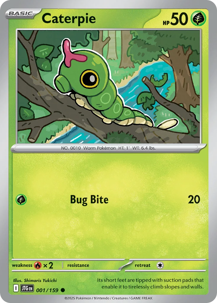 Caterpie Pokemon card