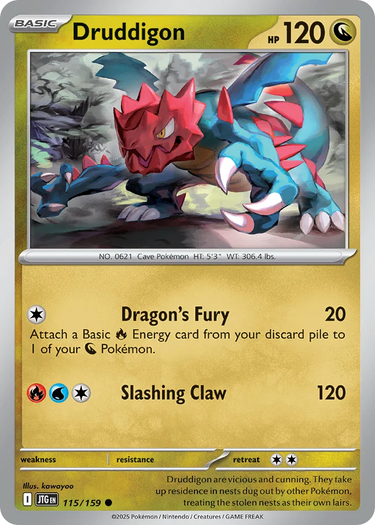 Druddigon Pokemon card
