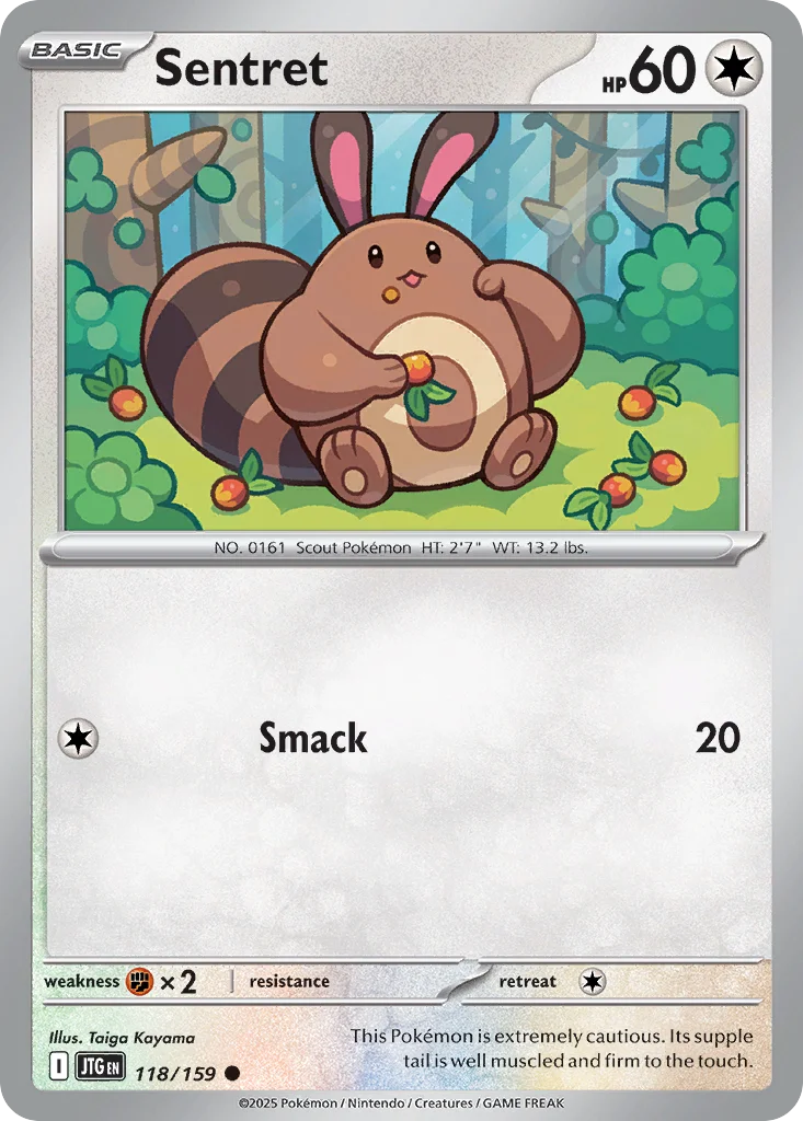 Sentret Pokemon card