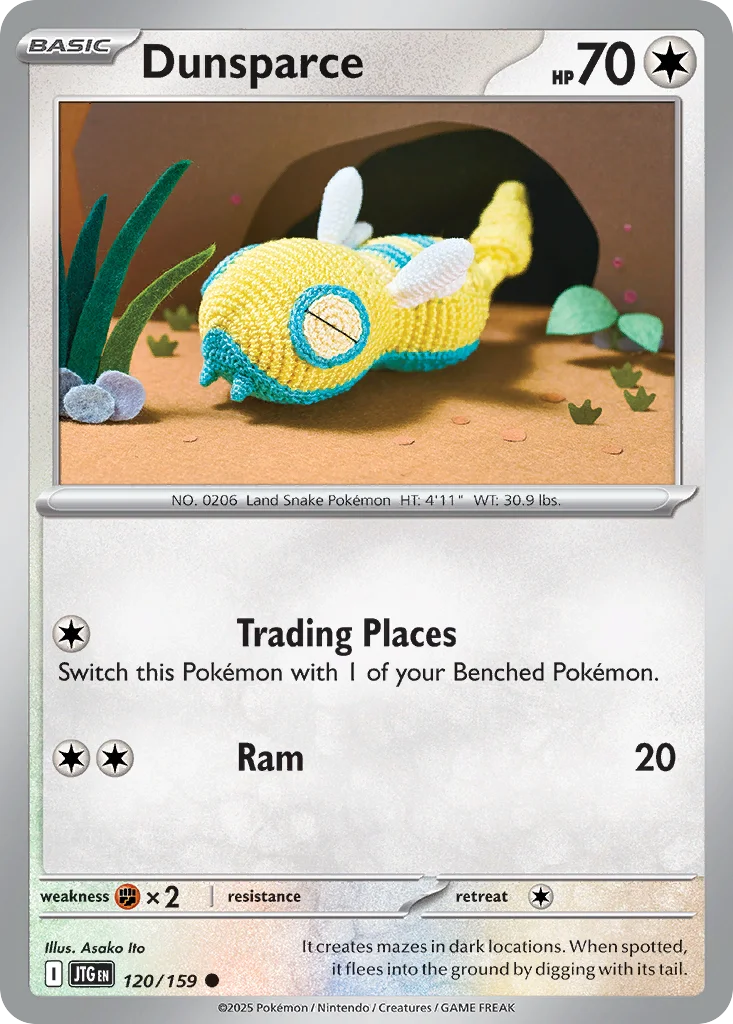 Dunsparce Pokemon card