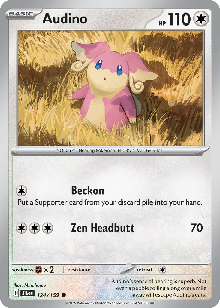 Audino Pokemon card