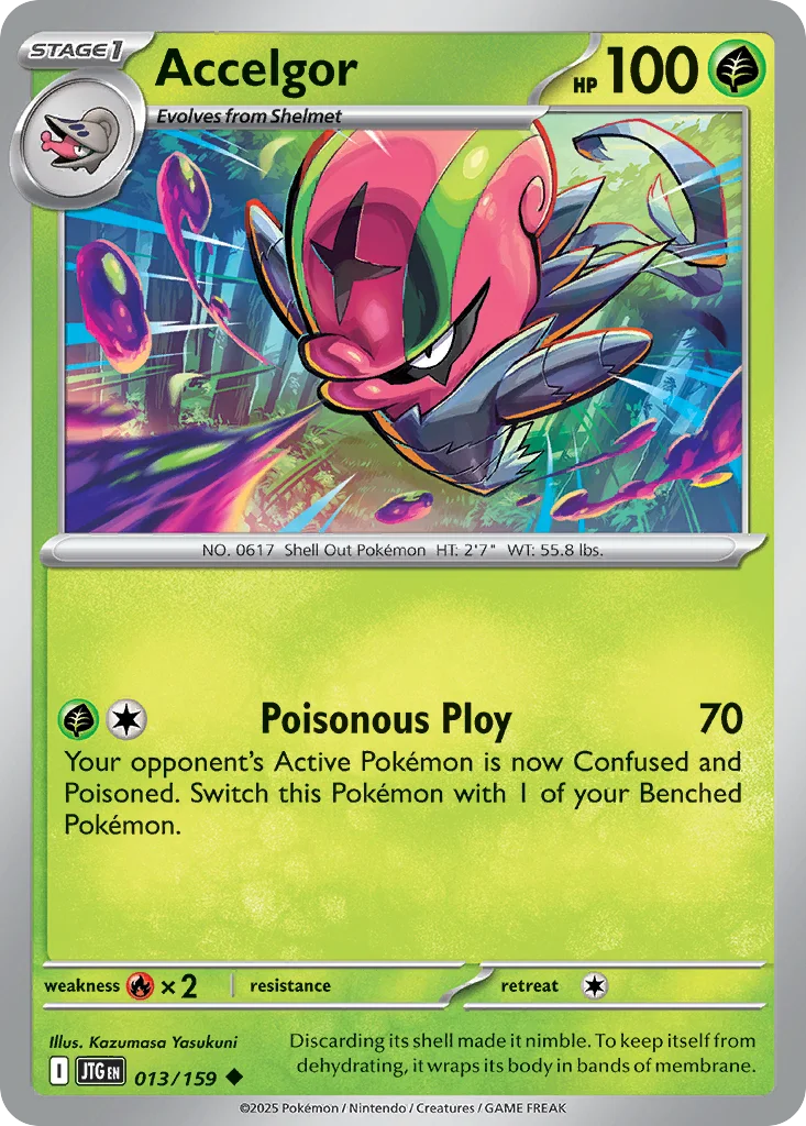 Accelgor Pokemon card