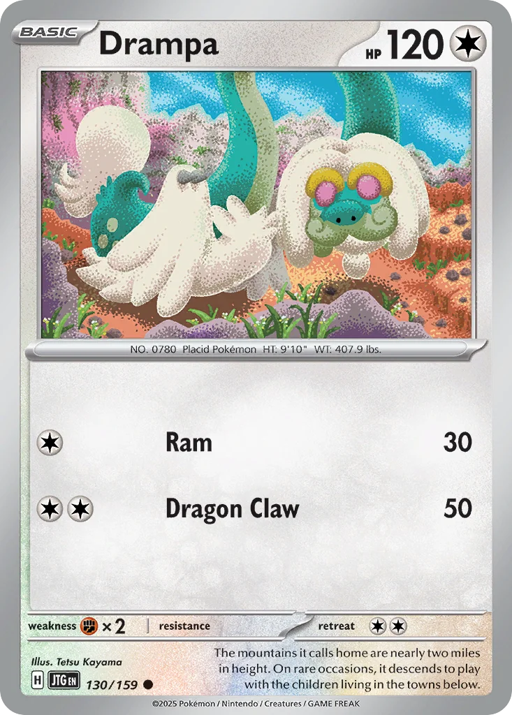 Drampa Pokemon card