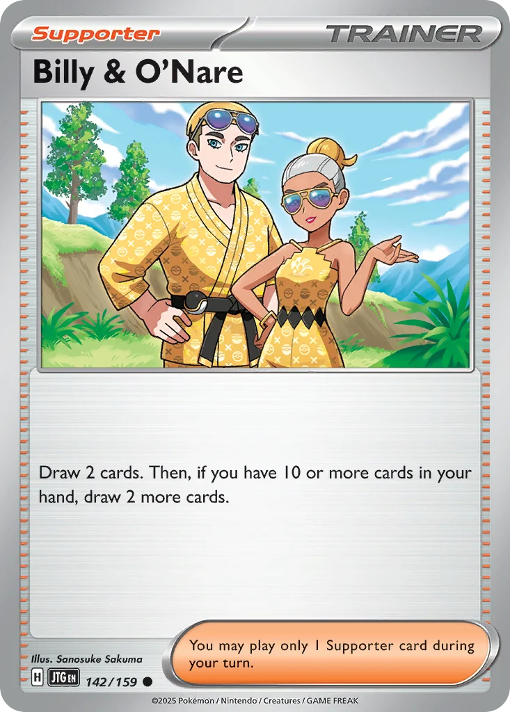 Billy & O'Nare Pokemon card