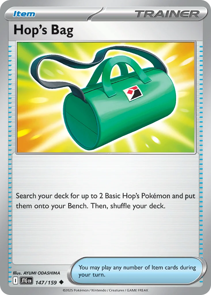 Hop's Bag Pokemon card