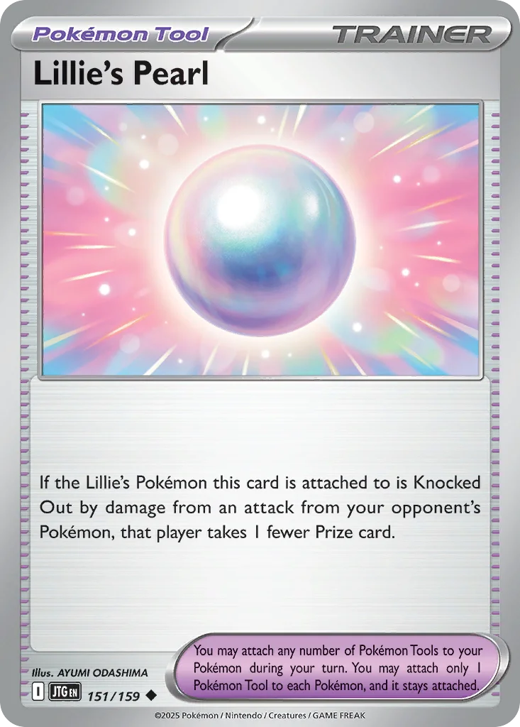Lillie's Pearl Pokemon card