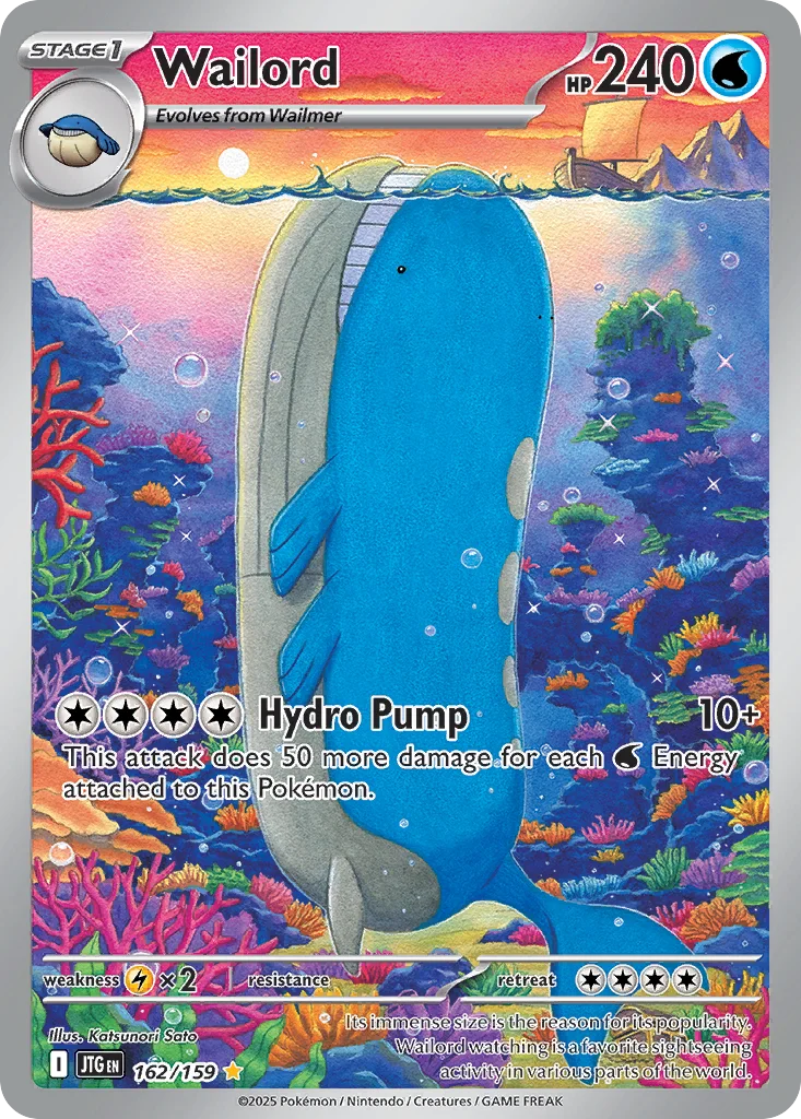 Wailord Pokemon card