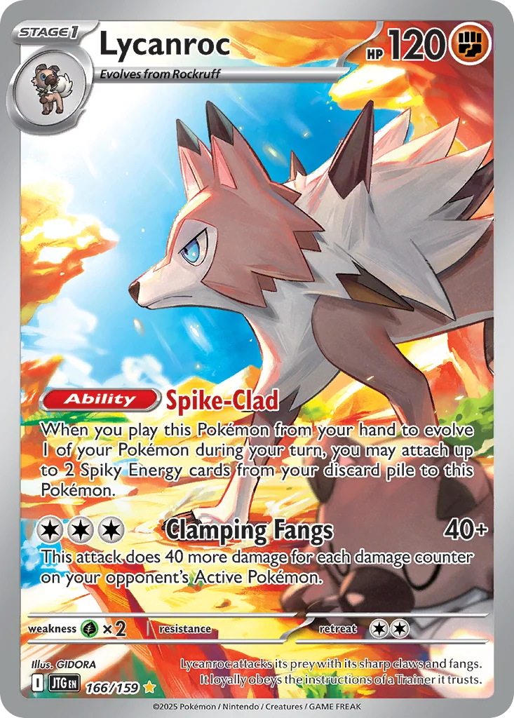 Lycanroc Pokemon card