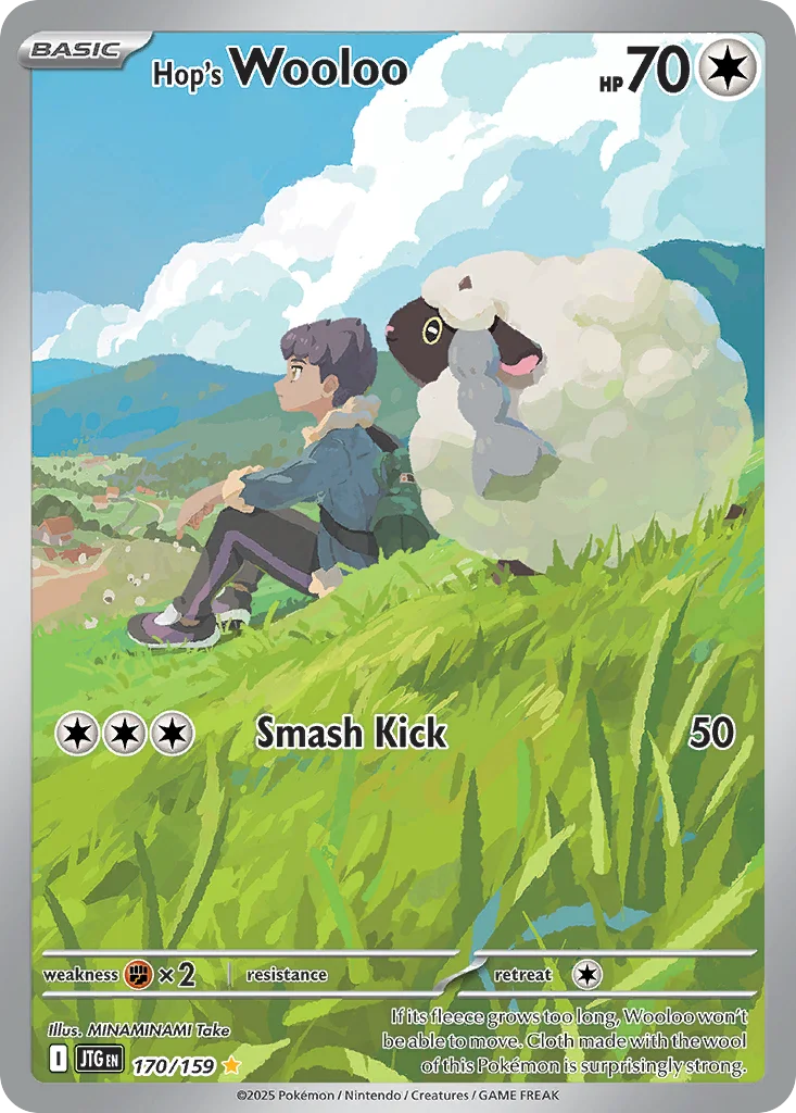 Hop's Wooloo Pokemon card