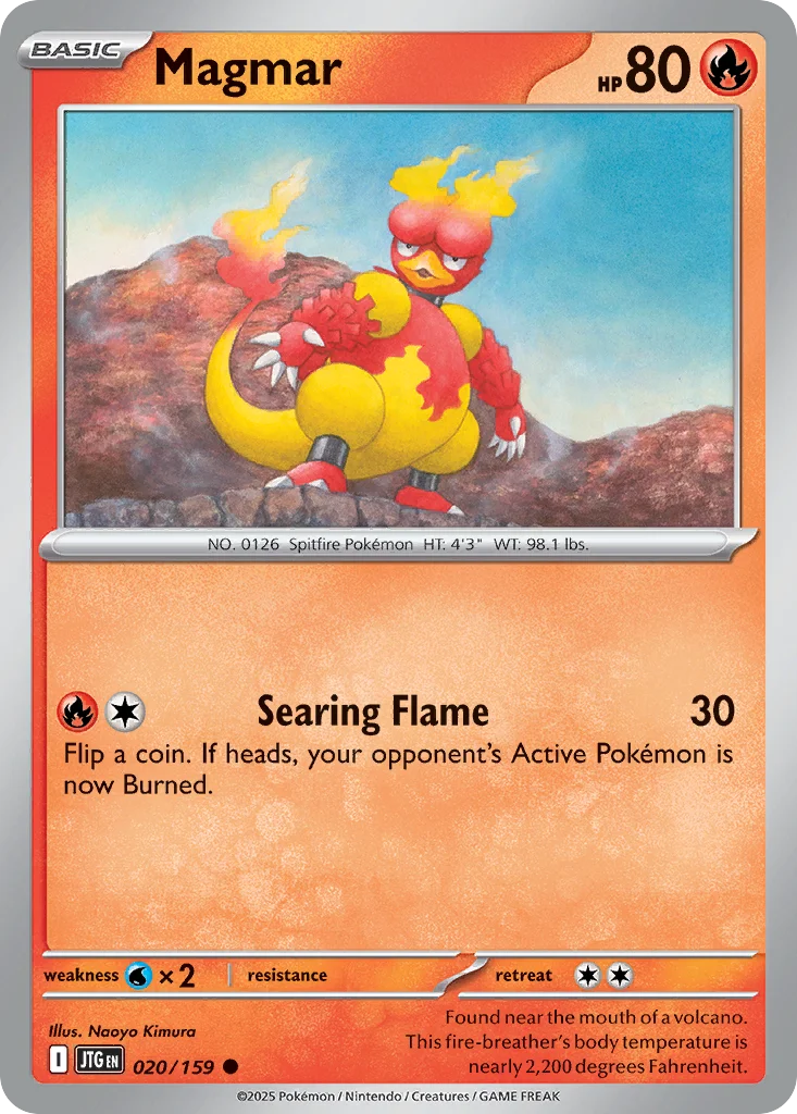 Magmar Pokemon card