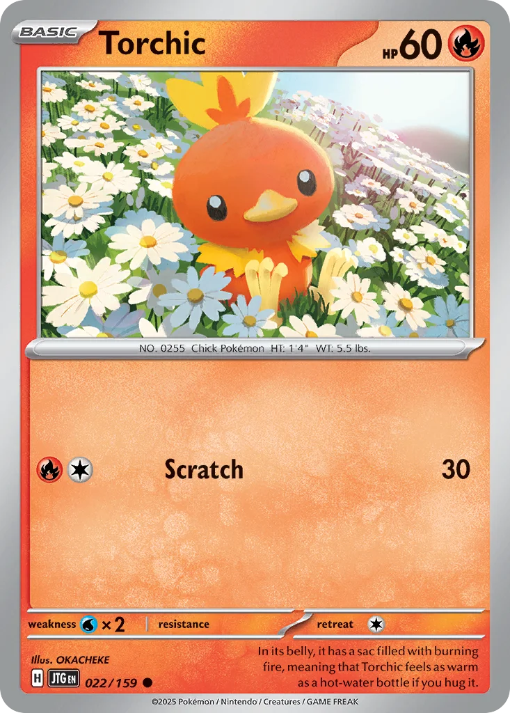 Torchic Pokemon card