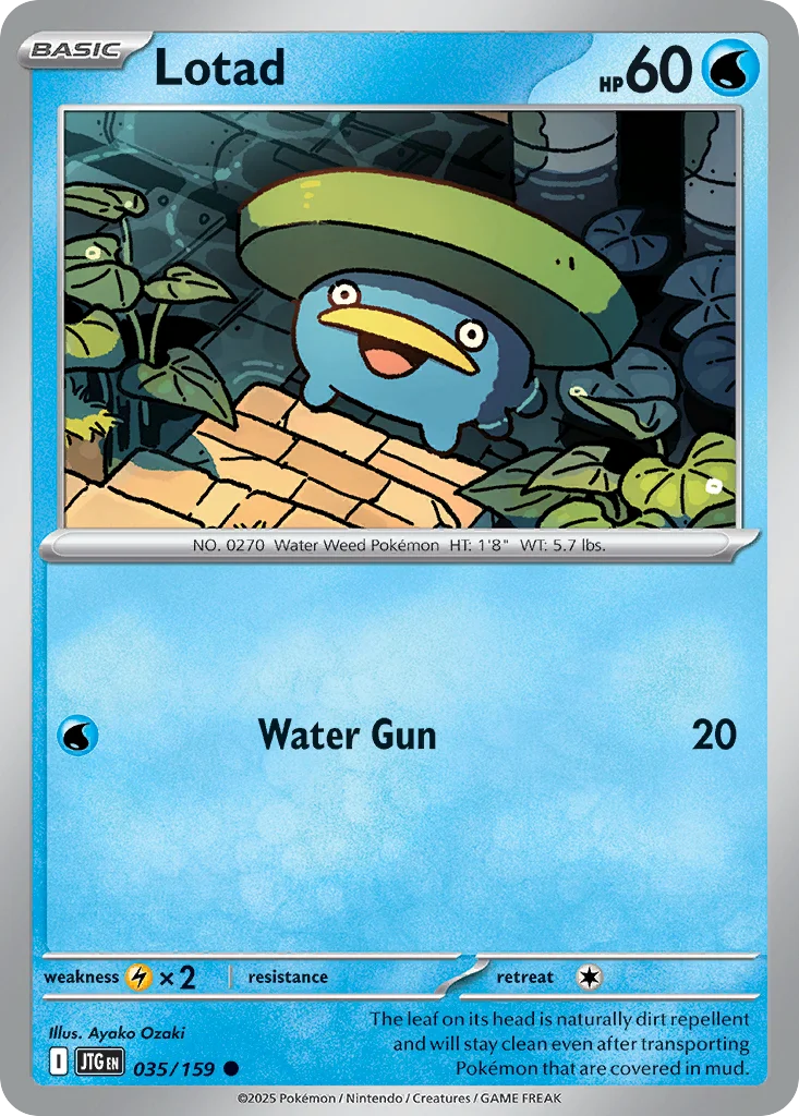 Lotad #35 — Journey Together Common Pokemon card