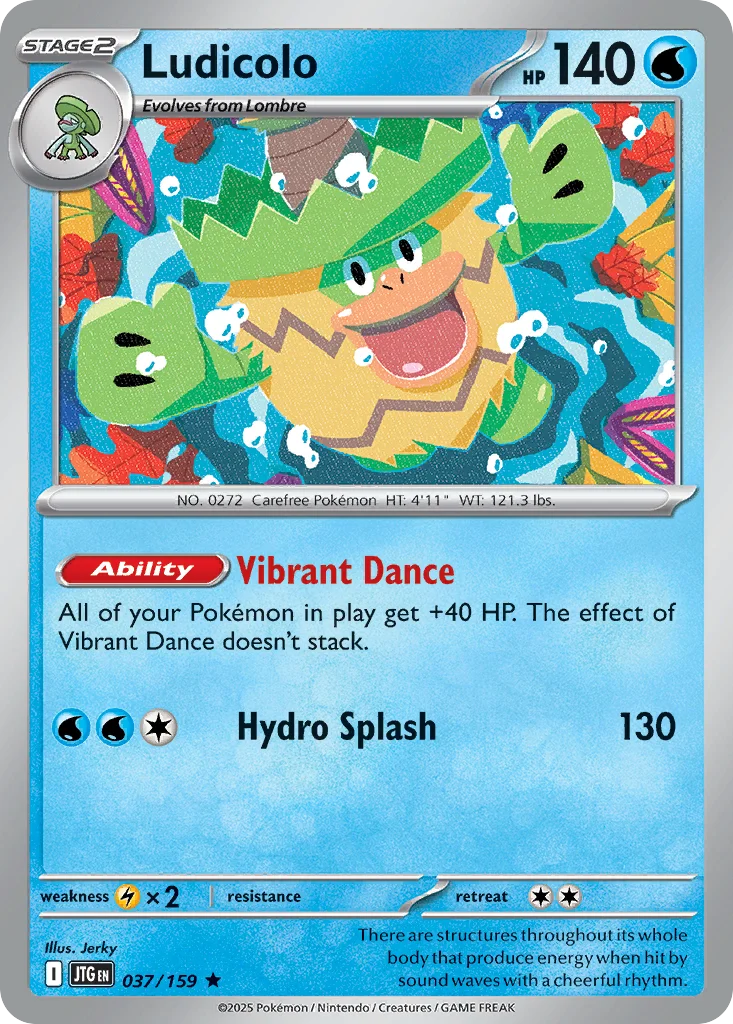 Ludicolo Pokemon card