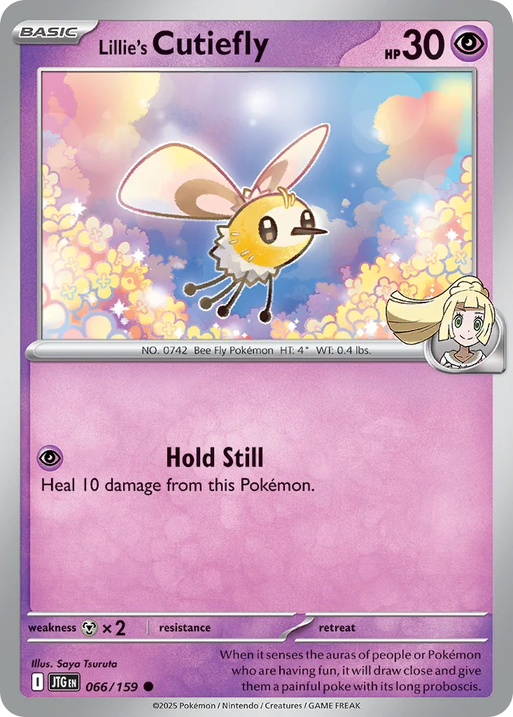Lillie's Cutiefly Pokemon card