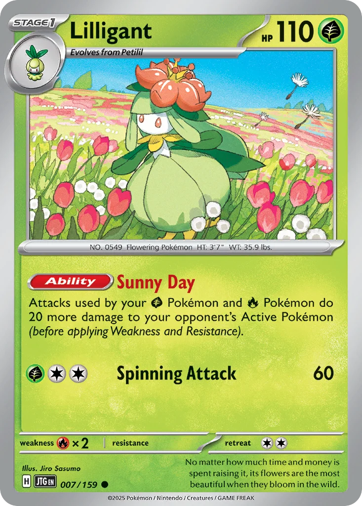 Lilligant Pokemon card