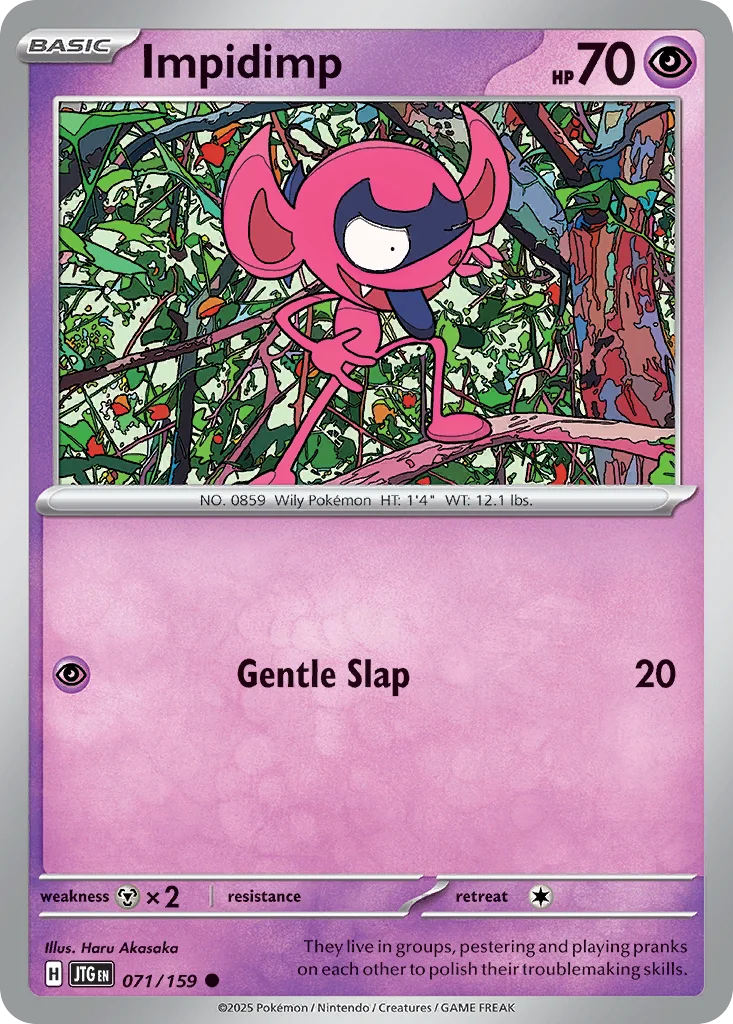 Impidimp Pokemon card