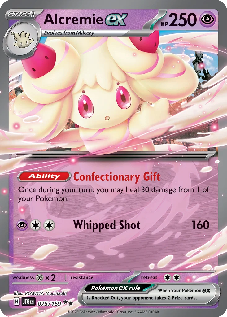 Alcremie ex Pokemon card