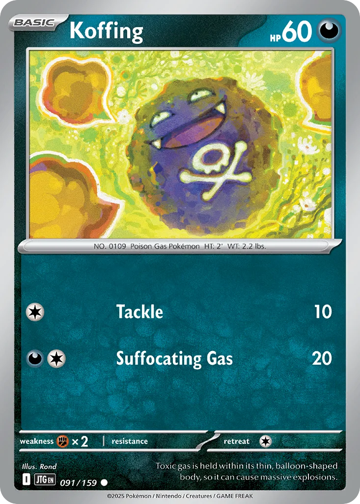 Koffing Pokemon card