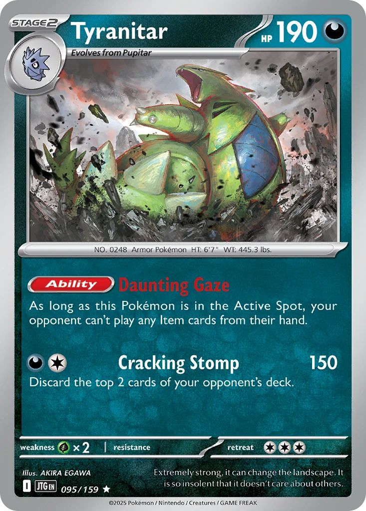 Tyranitar Pokemon card