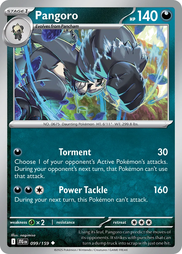 Pangoro Pokemon card