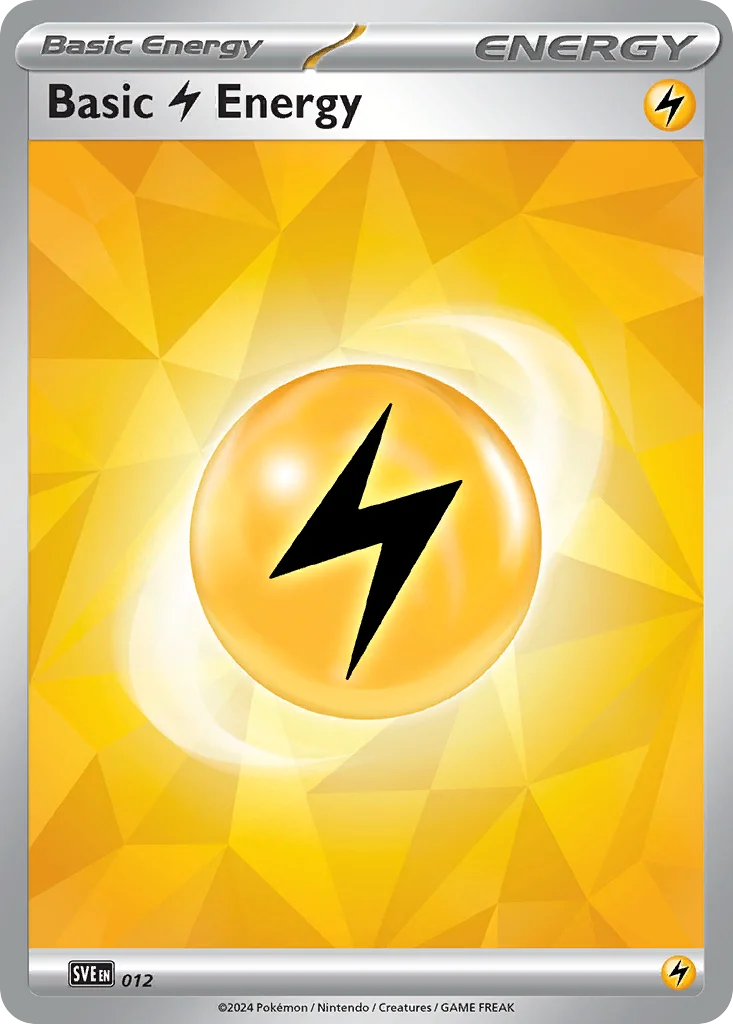 Basic Lightning Energy Pokemon card