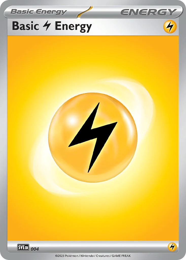 Basic Lightning Energy Pokemon card
